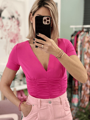 Flair Magenta Bodysuit  
