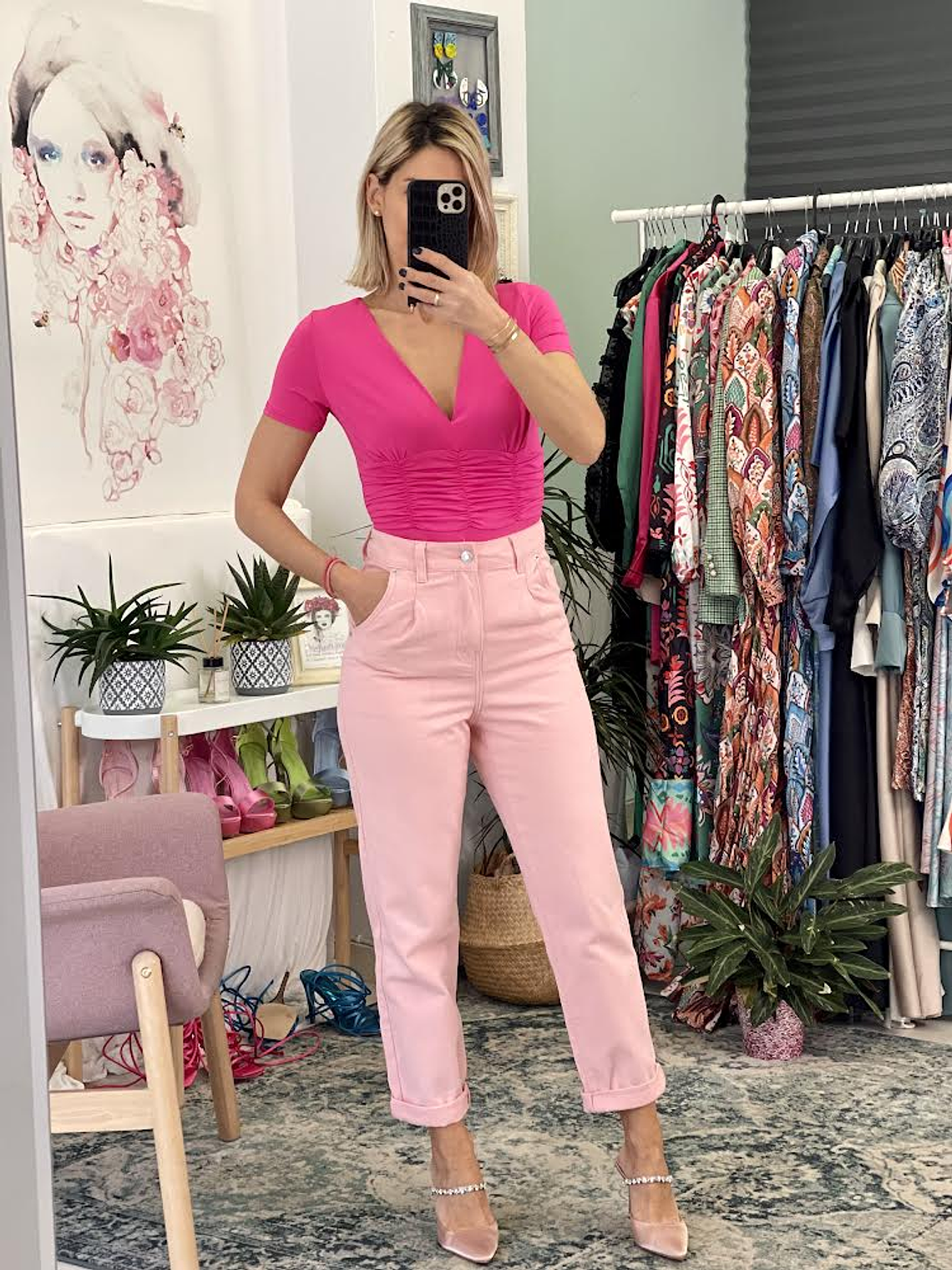 Flair Magenta Bodysuit   2