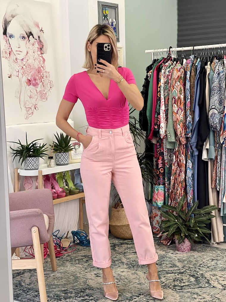 Flair Magenta Bodysuit   2