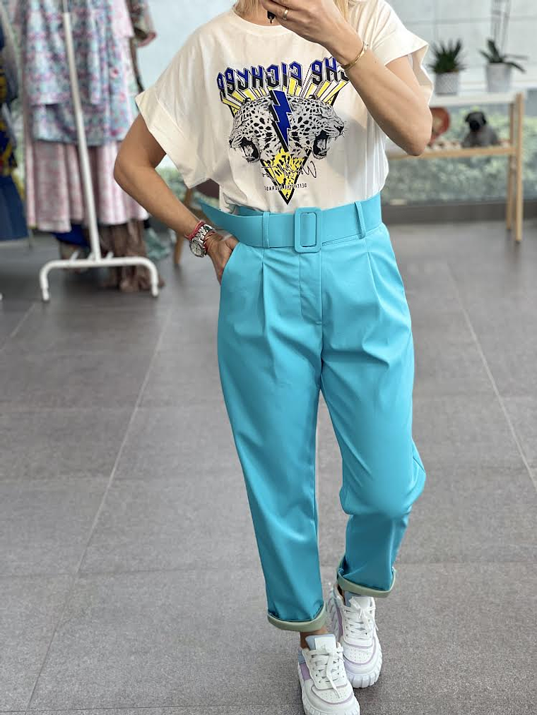 Sky Pu leather Pants  1