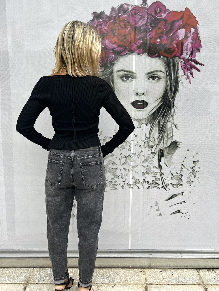 Misaday Black Blouse 3