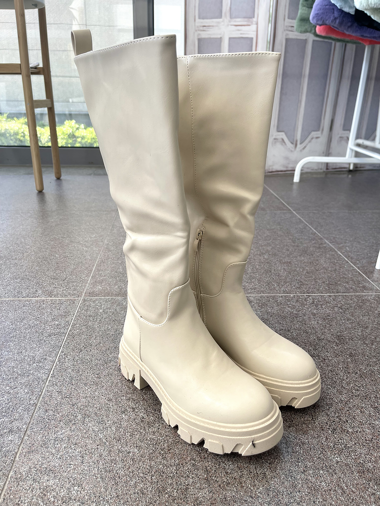 Ivory Tall Boots  2