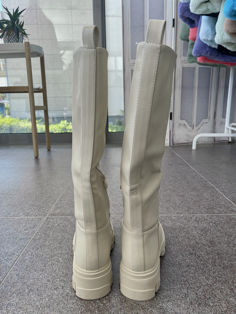 Ivory Tall Boots  4