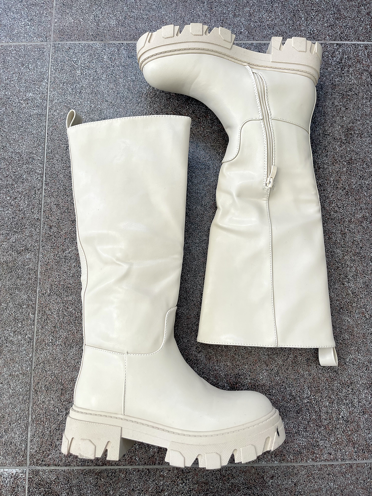 Ivory Tall Boots  5