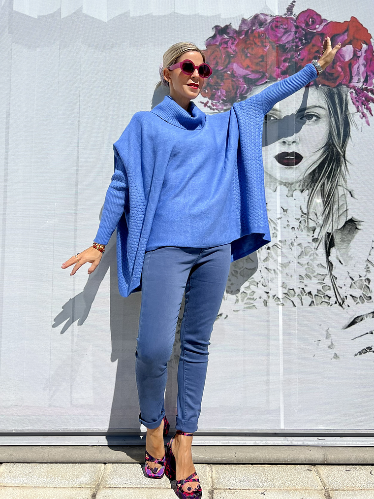 Blue Heart Shaped Jeans 4