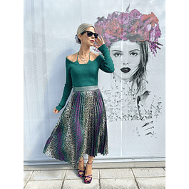 Lilia Green Skirt 