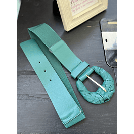 Leather Green Belt 