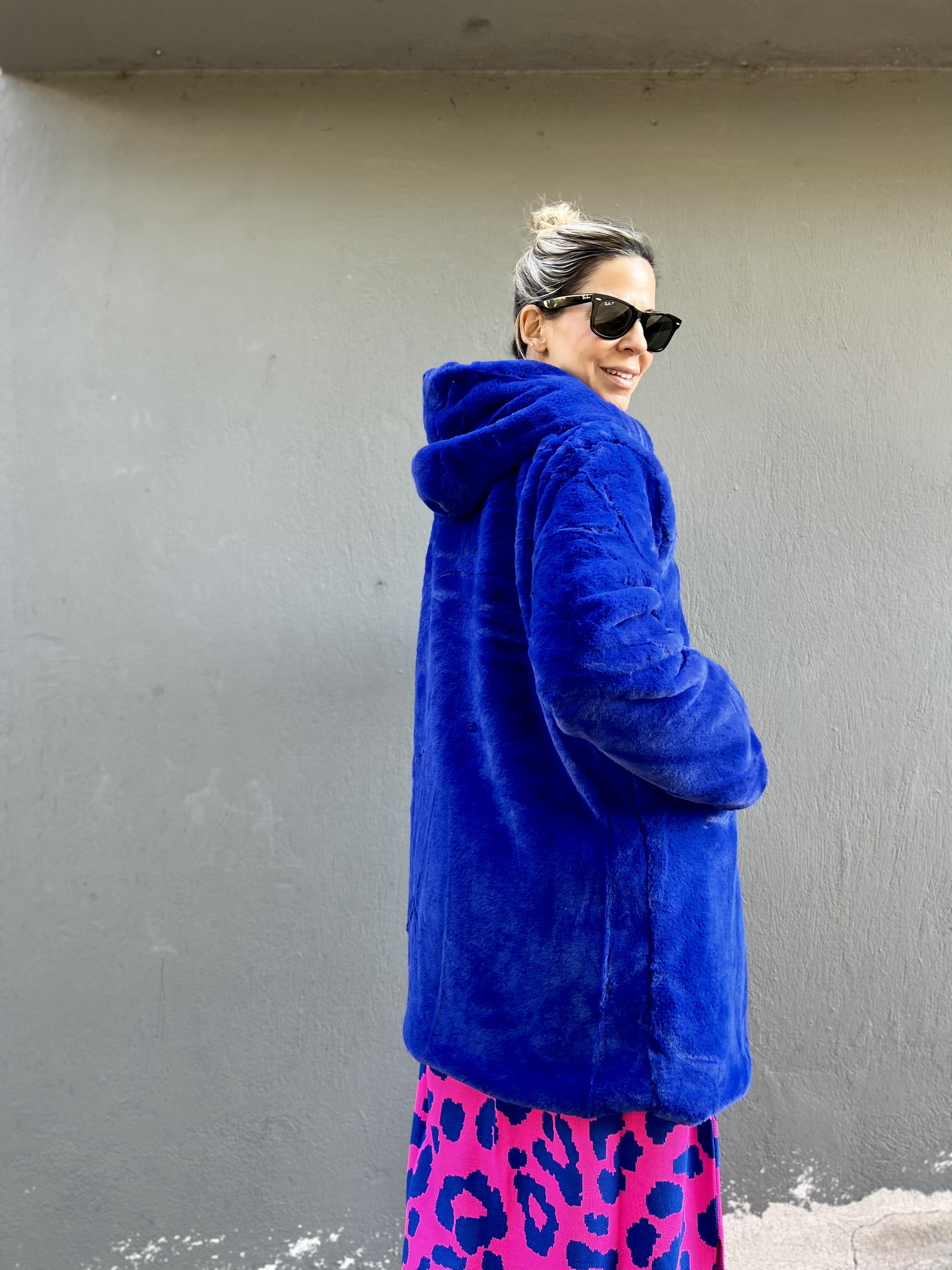 Blue Hooded Fur 