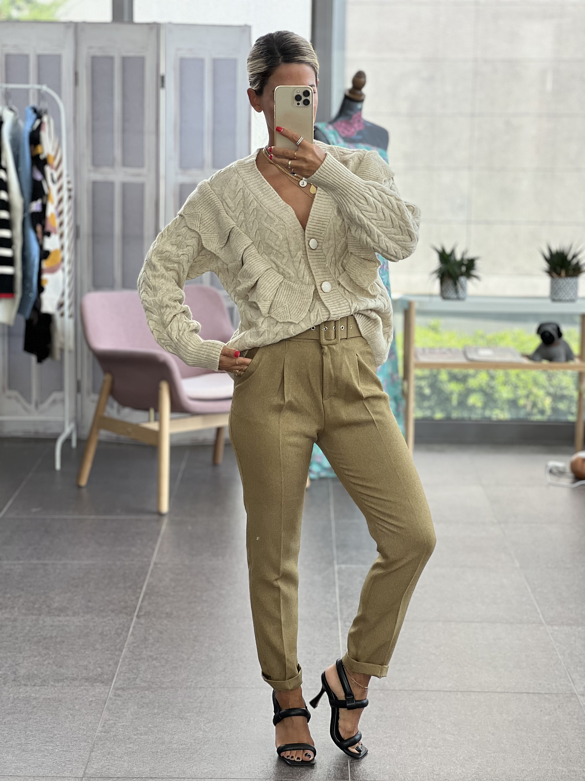 Melody Olive Pants  2