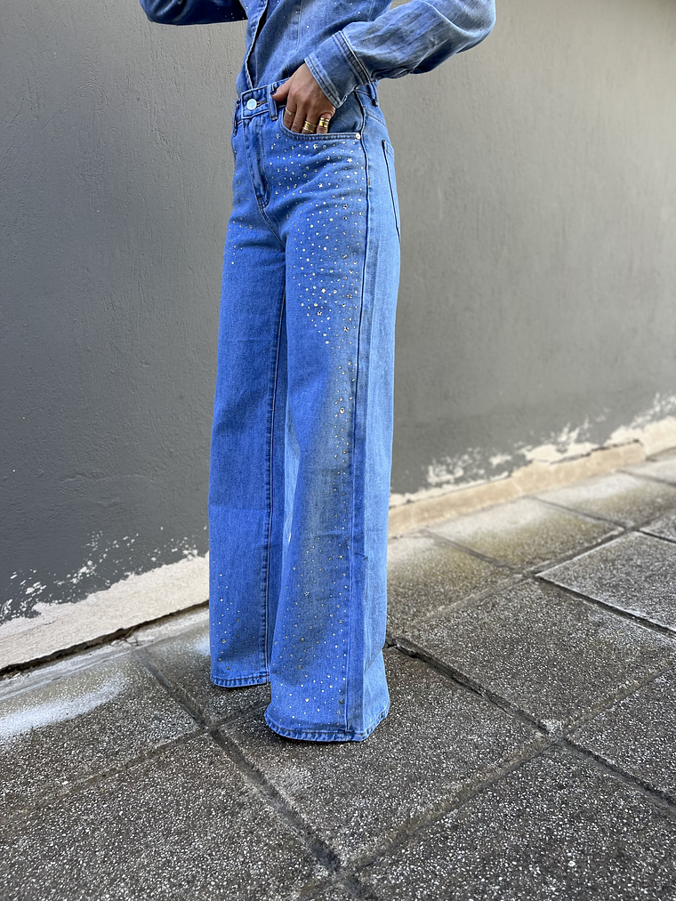 MI320 Bootcut Strass Jeans 5