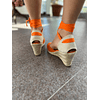 77-411 Orange Espadrilles 