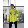 Lime Embroidery Shirt