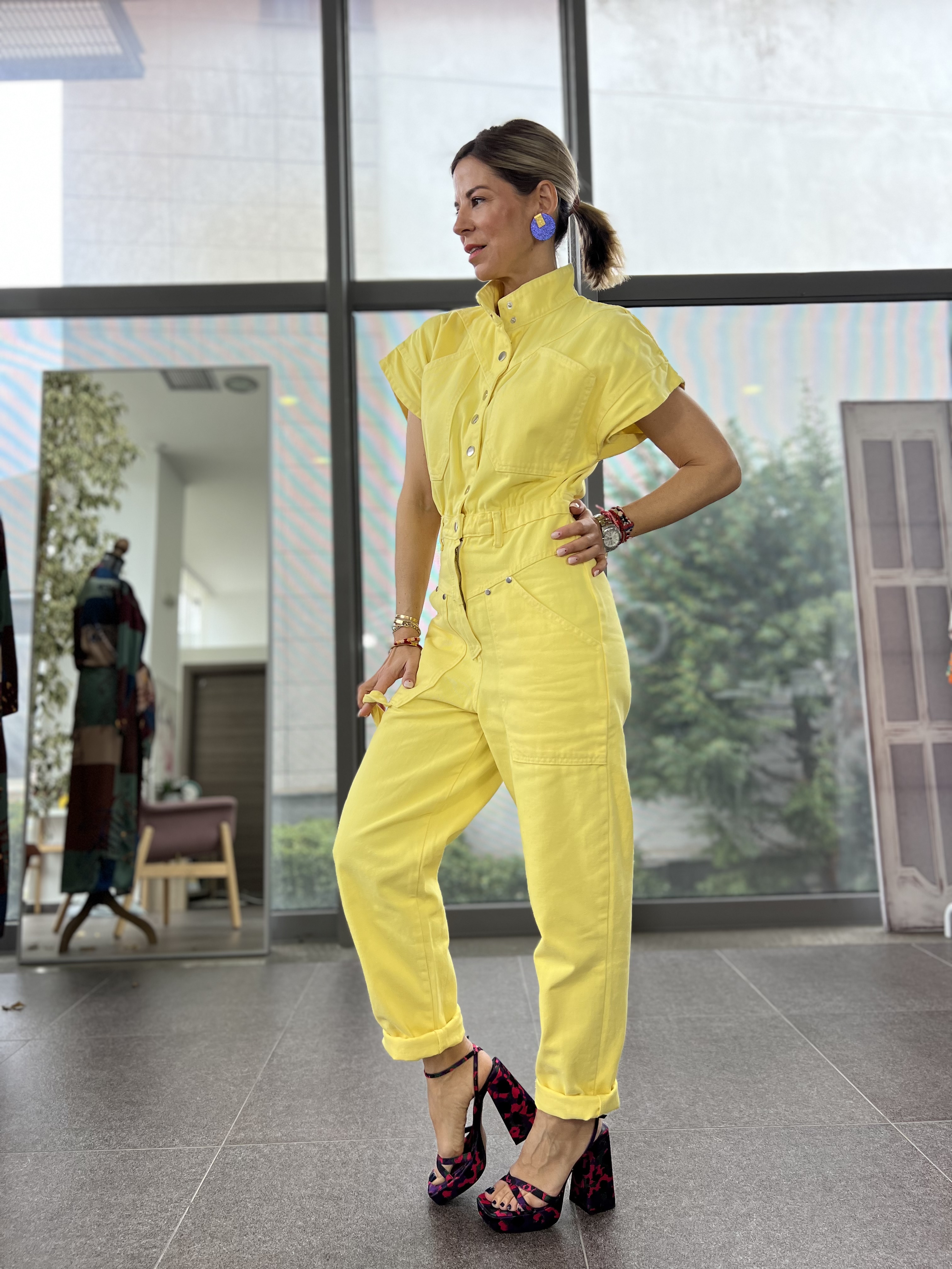 Elisa Yellow Jumpsuit 