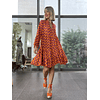 Vilma Orange Dress