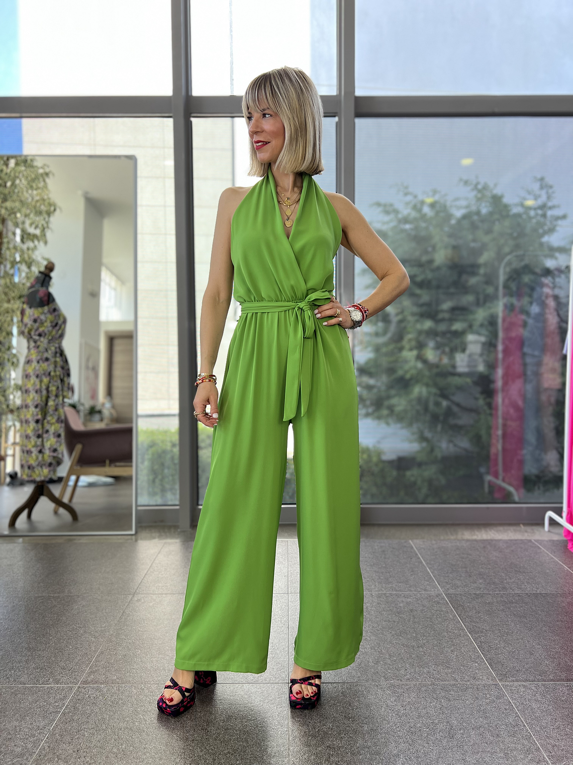 70 Kika Green Jumpsuit  1