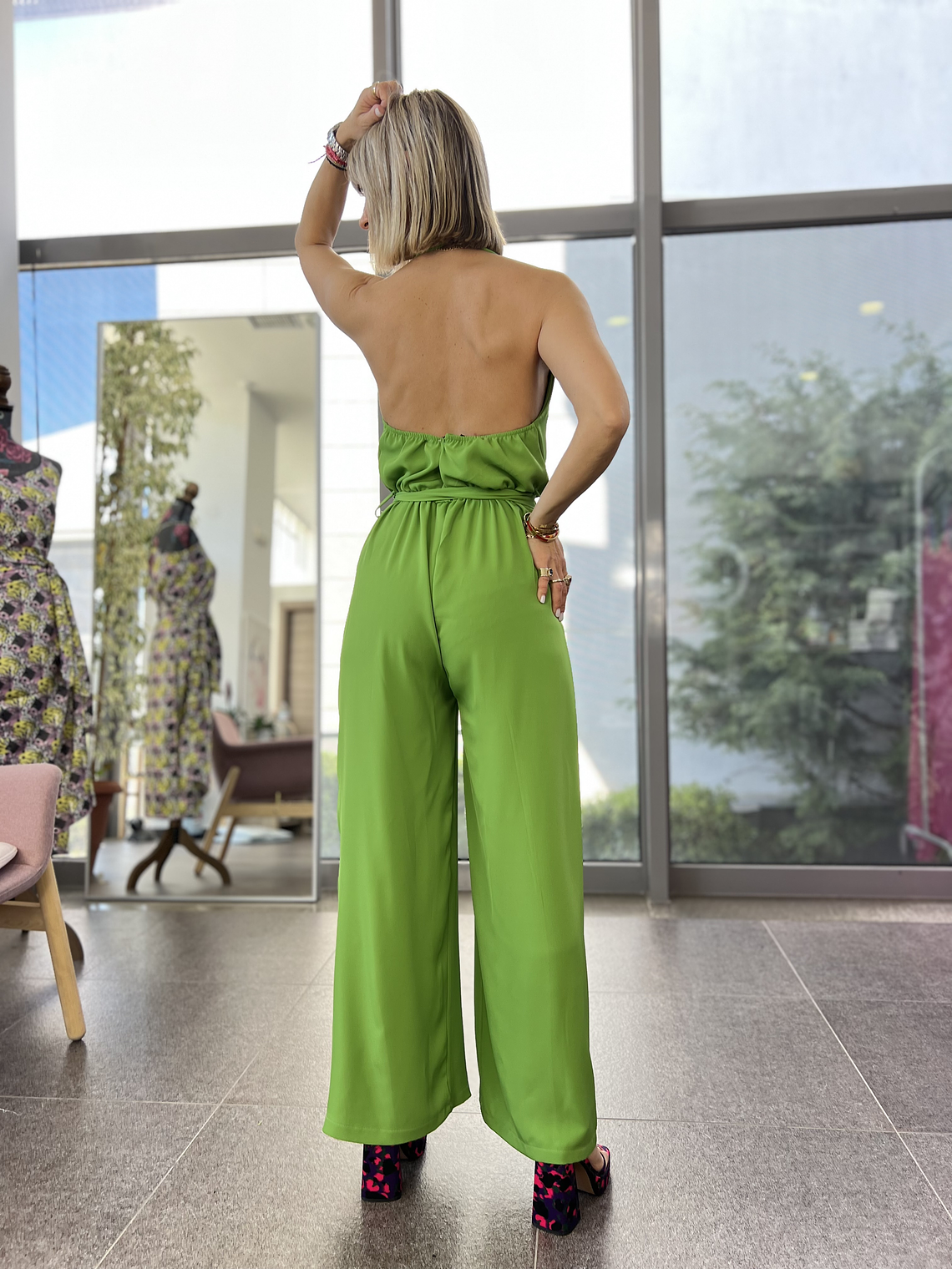 70 Kika Green Jumpsuit  4