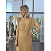 Valeria Camel Dress 