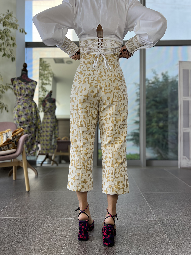 Brocade Gold Pants 5