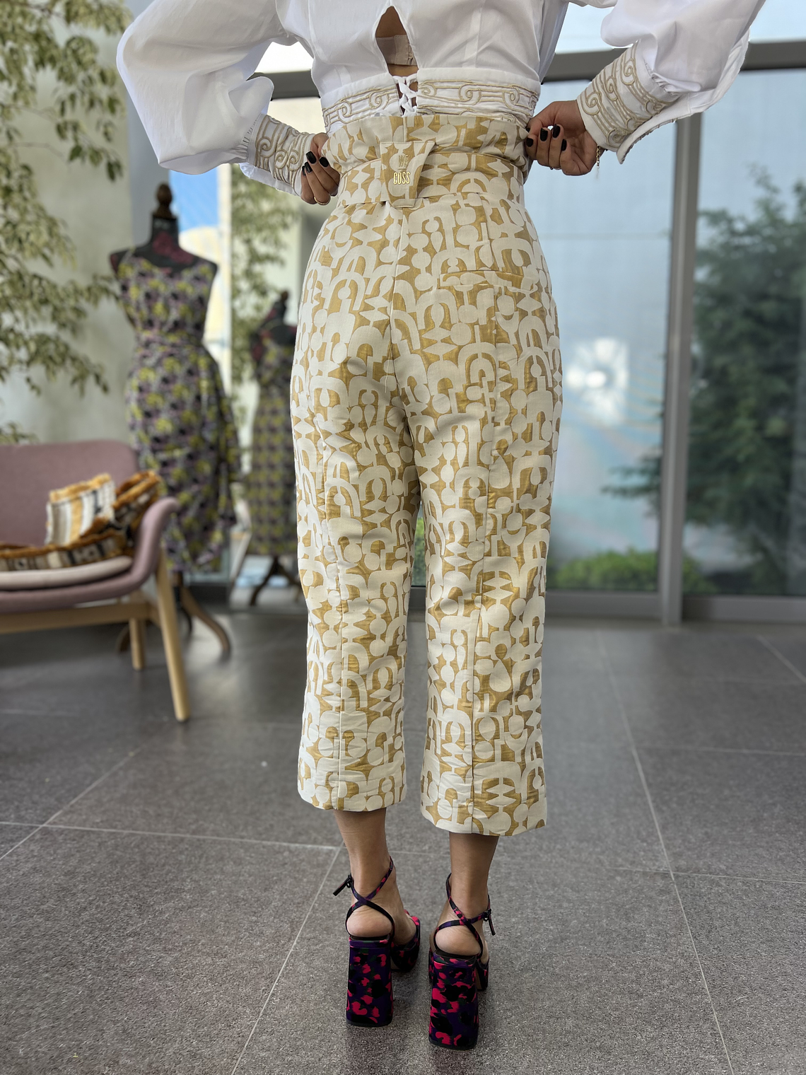 Brocade Gold Pants 6