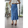 Soft Blue Satin Skirt 