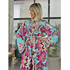 Kalanthe Fuchsia Kimono Set