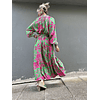 Ilianna Green/Fuchsia Dress  