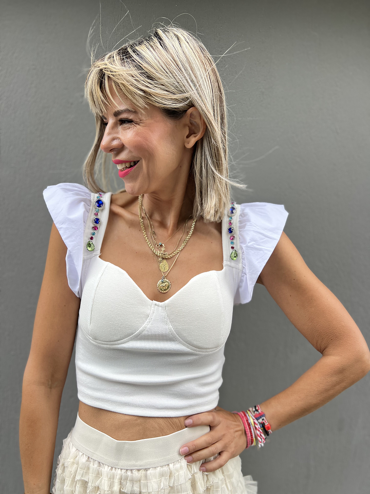 Sparkle Bustier Top 2