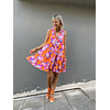 Lucinda Orange Mini Dress    