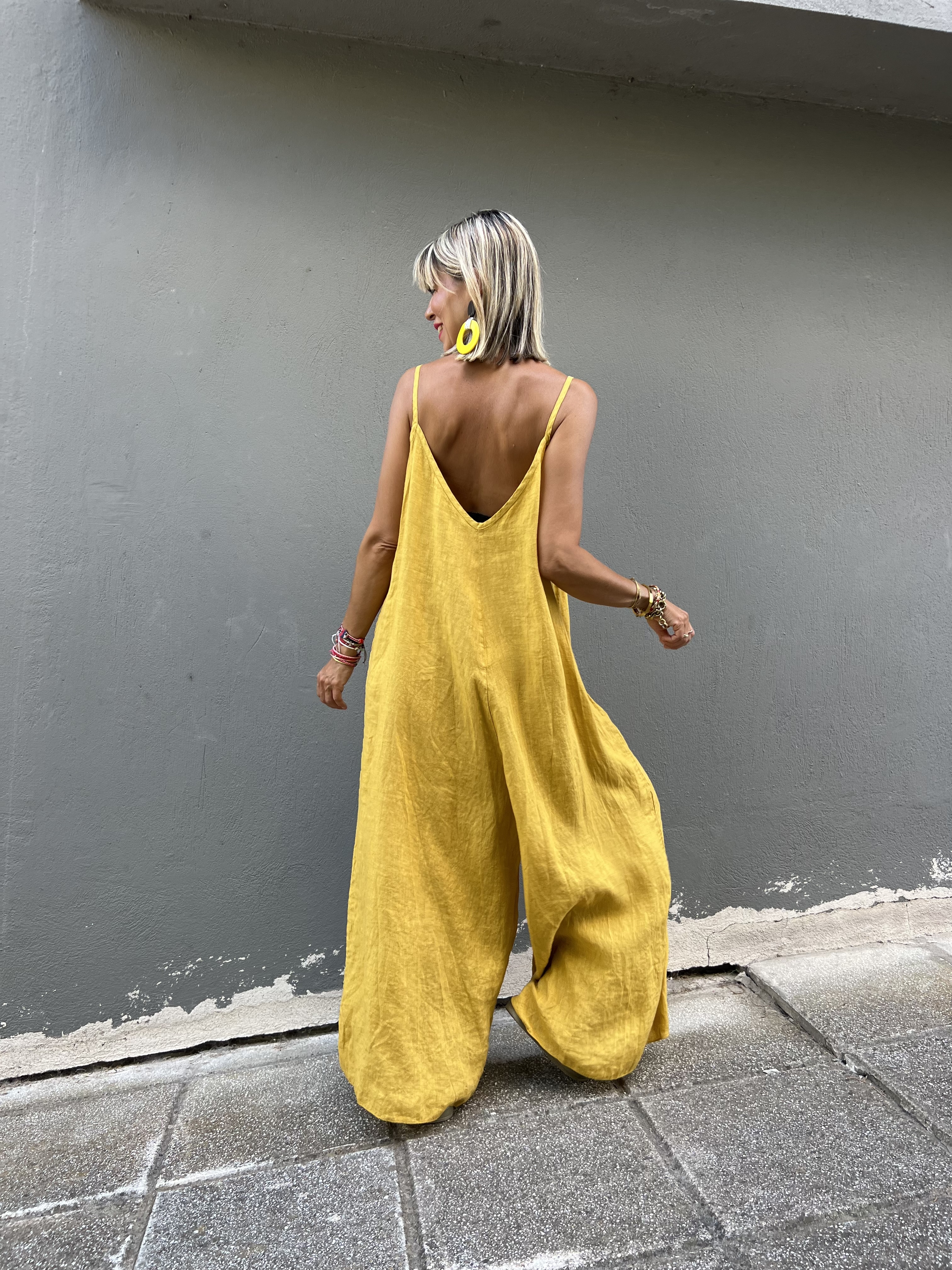 Claire Yellow Jumpsuit     