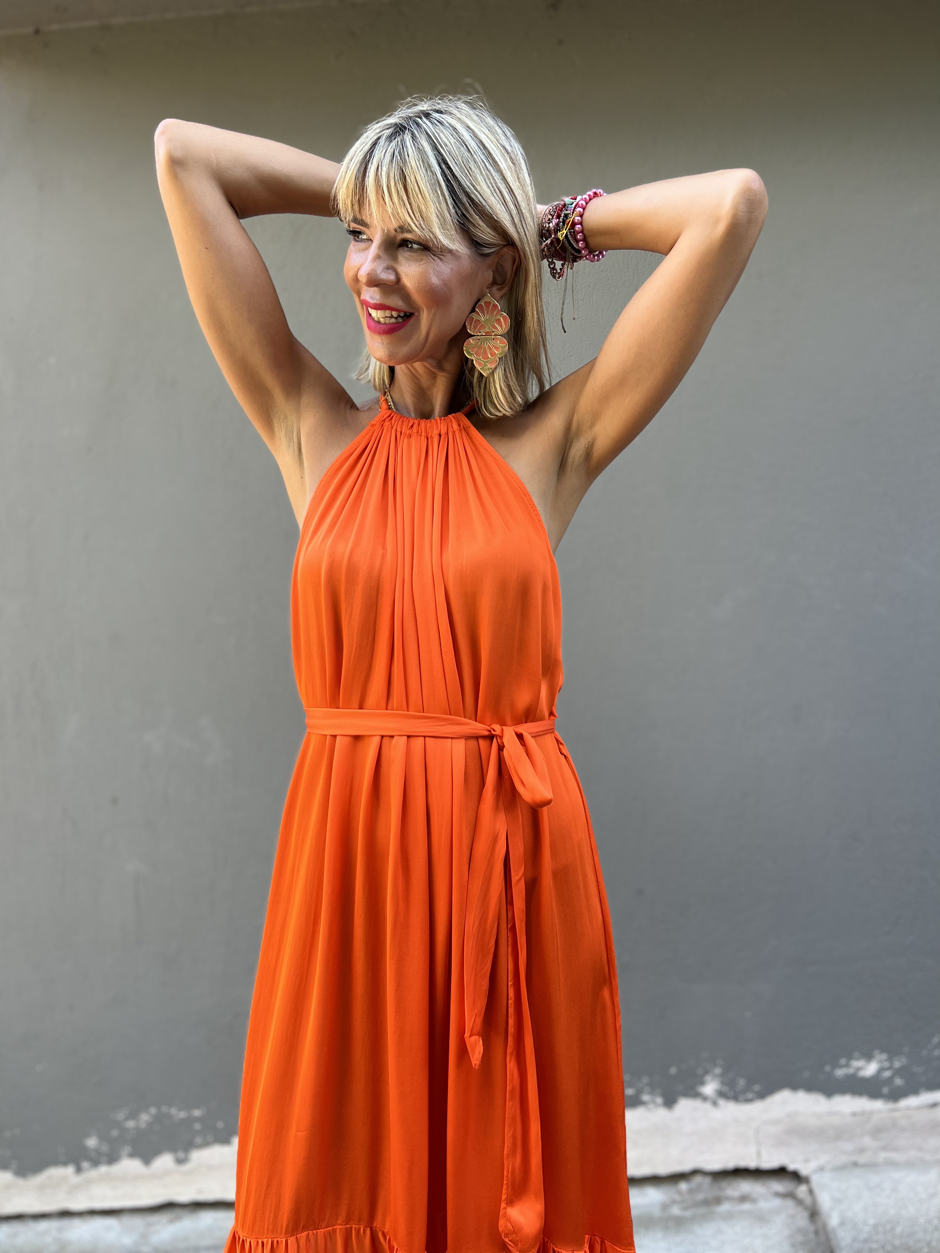 Solmar Orange Dress  