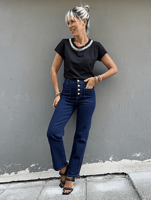 MI 446 GOLD BUTTONS JEANS 