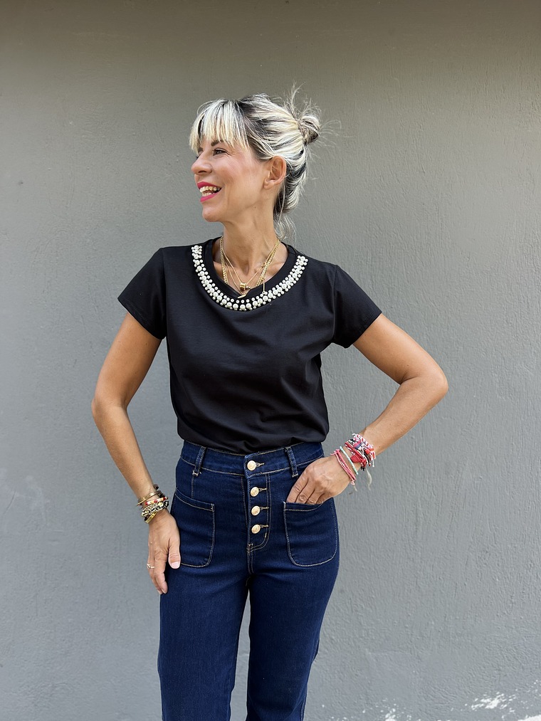 ΜΙ 446 GOLD BUTTONS JEANS  5