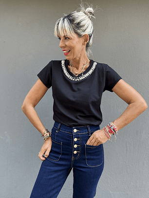 MI 446 GOLD BUTTONS JEANS 