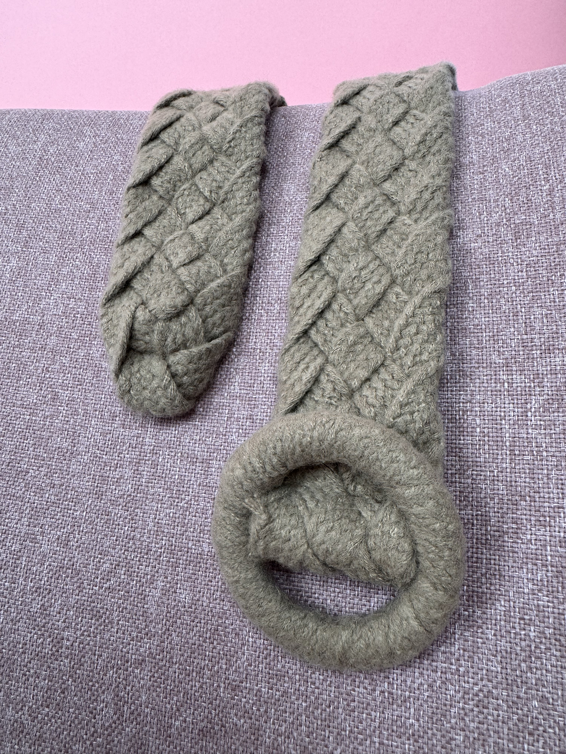 Braided Beige Belt  1