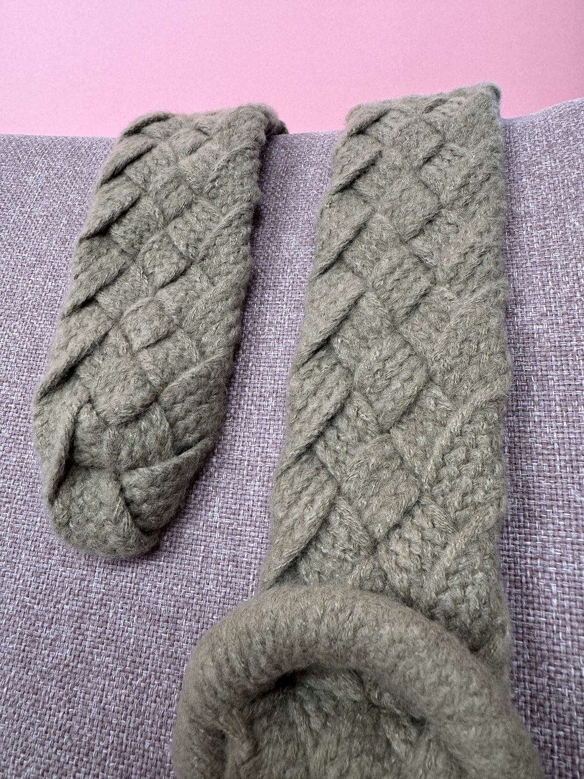 Braided Beige Belt  2