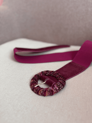 Glam belt magenta 