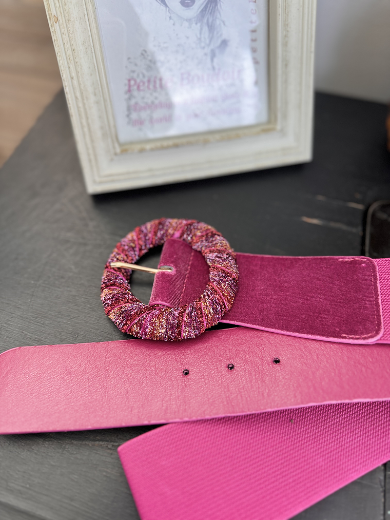 Glam belt magenta  1