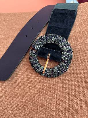 Glam belt Petrol