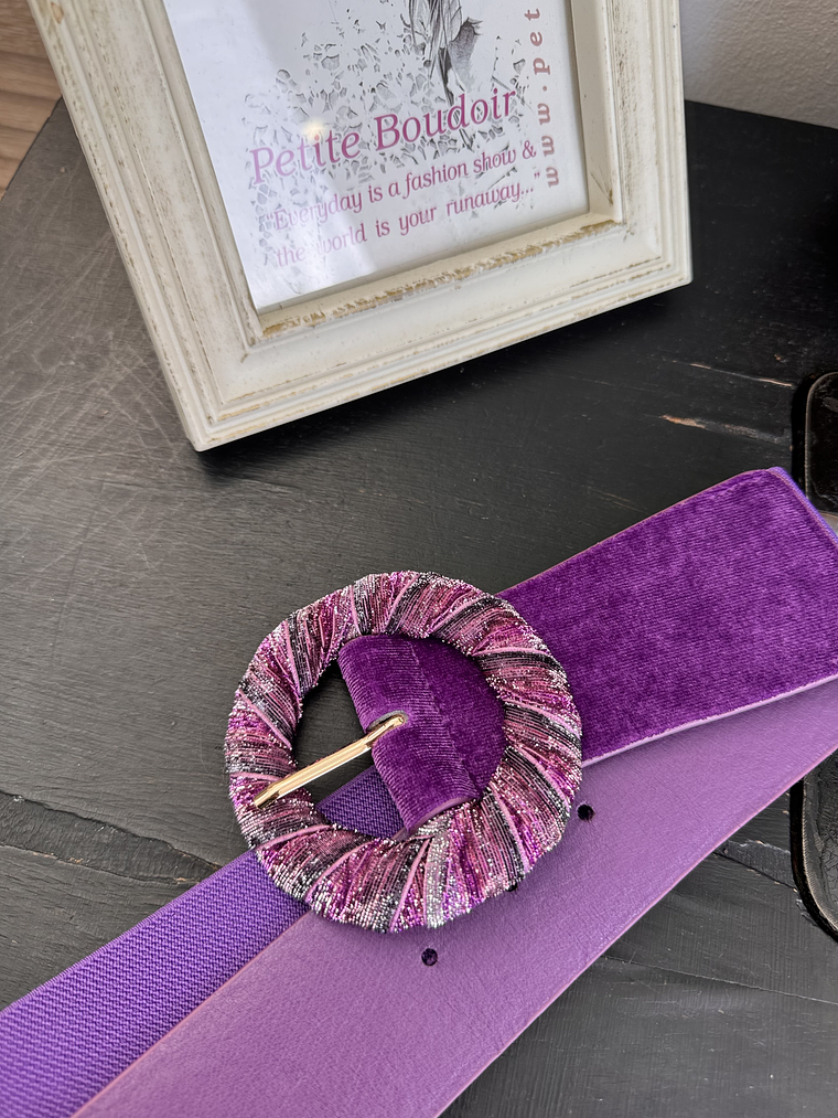 Glam belt Purple 1