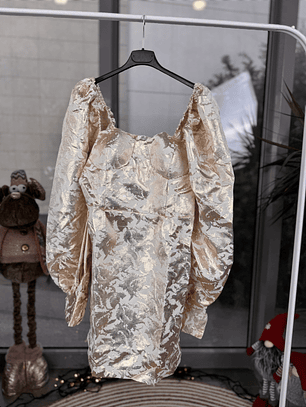 Gold dress mini