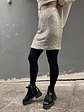 141233 sequinned skirt champagne - thumbnail 3