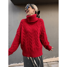 ART 77708 red sweater