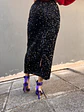J 1533 sequinned  midi black - thumbnail 4