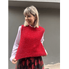 vest 23124 red mohair