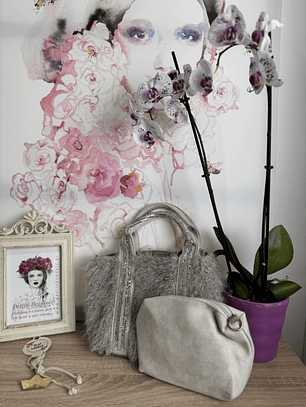 RF 310 strass Gray bag 