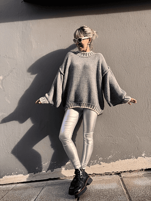 silver Leggings K8378