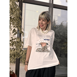  T SHIRT Lady leopar