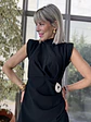 4126 Black dress with strass - thumbnail 3