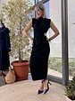 4126 Black dress with strass - thumbnail 1