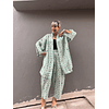 Yara set kimono green